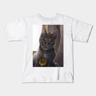 Mystic Mage Cat: Aureus Kids T-Shirt